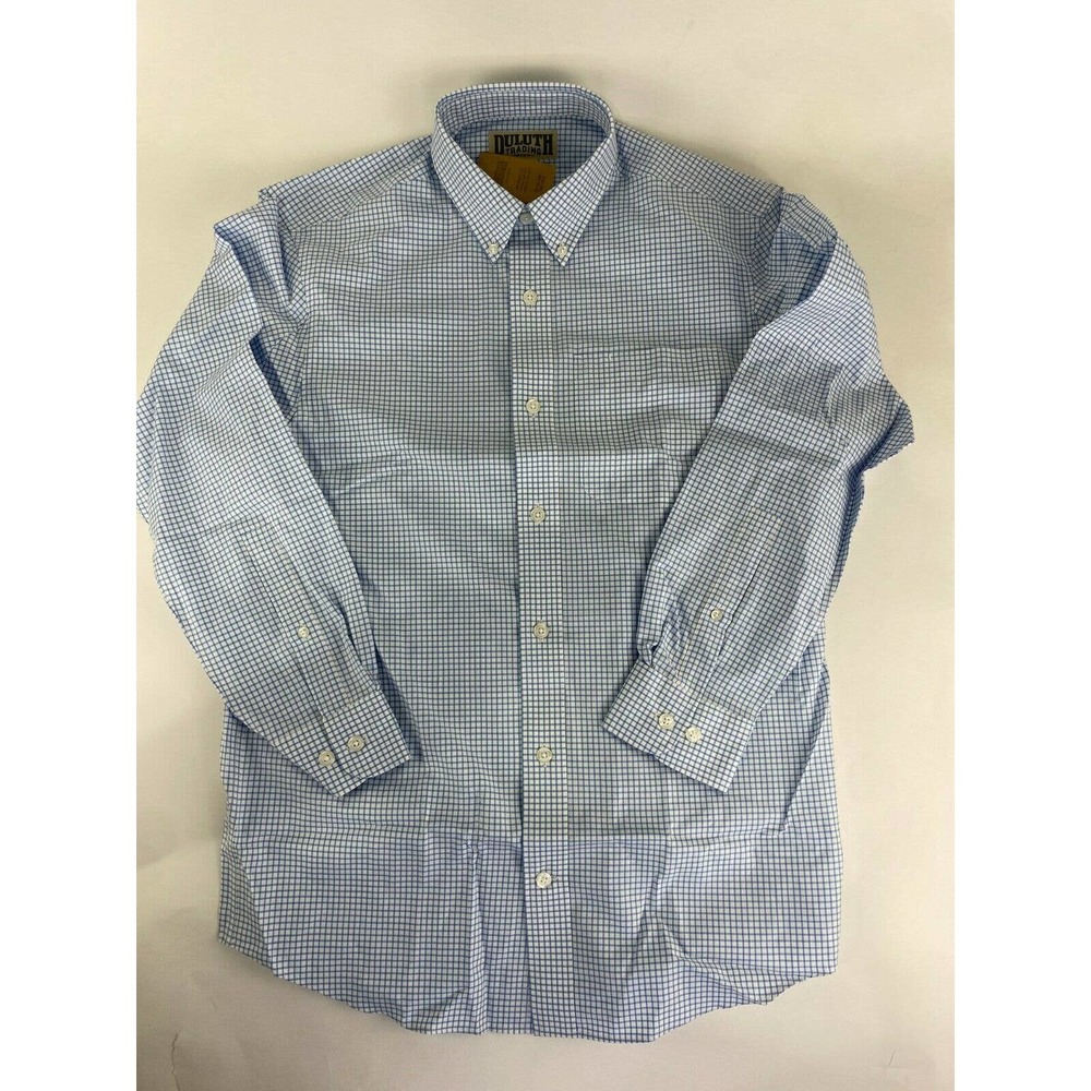 Duluth Trading Co White Adult S Wrinkle Fighter Trim Fit 92105 Shirt Spring Fit